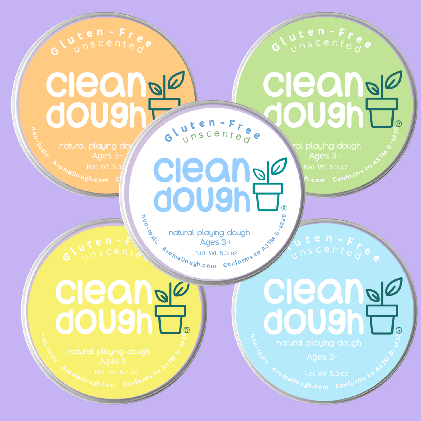 Clean Dough Unscented Gluten-Free Modeling Dough