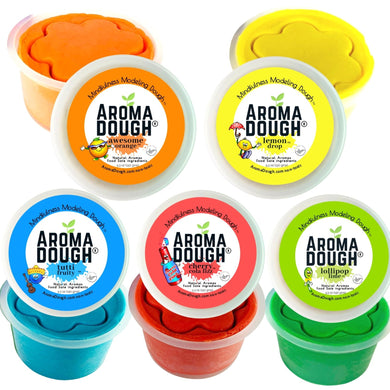 GLUTEN FREE ORIGINAL Naturally Scented Modeling Dough 5-Pack Aroma Dough